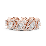 Gold Ring DDLR-306, Rose Gold, view 3