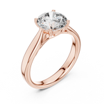 Gold Ring DDLR-070, Rose Gold, view 2