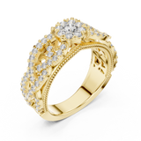 Gold Ring 19-120009L, Yellow Gold, view 2