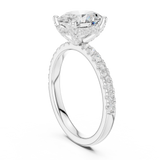 Gold Ring DDLR-851, White Gold, view 1