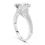 Gold Ring DDLR-252, White Gold, view 1