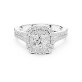Gold Ring LR-0249, White Gold