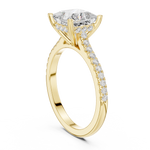 Gold Ring DDLR-1002, Yellow Gold, view 1