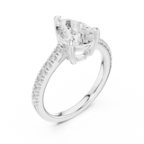 Gold Ring DDLR-915, White Gold, view 2