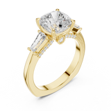 Gold Ring DDLR-271, Yellow Gold, view 2