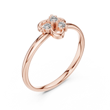 Gold Ring 1 (371), Rose Gold, view 2
