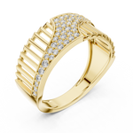 Gold Ring LR-01 (11), Yellow Gold, view 2