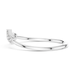 Gold Ring HLR-199, White Gold, view 3