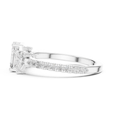 Gold Ring DDLR-1078, White Gold, view 3
