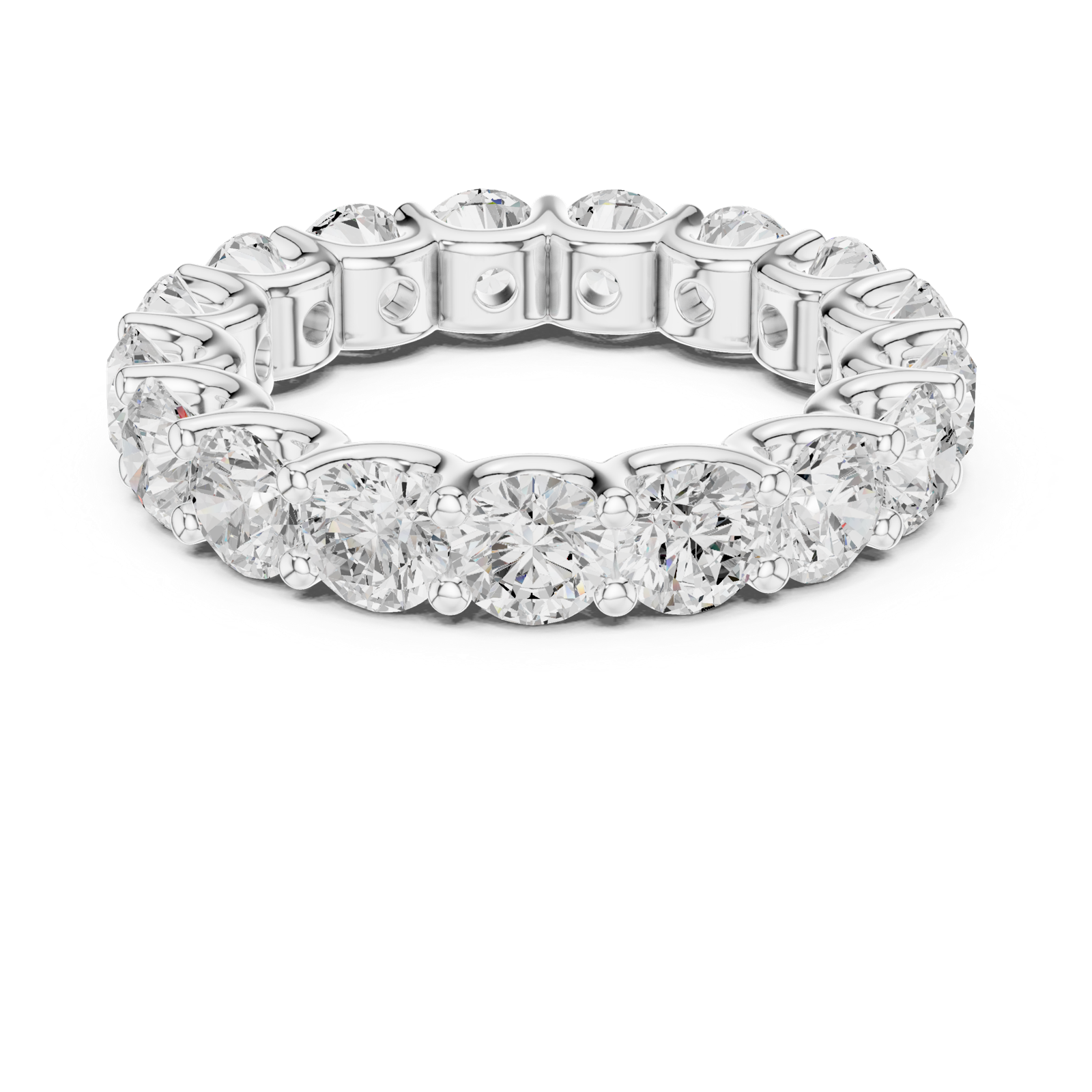 Gold Ring DDLR-659, White Gold, view 4