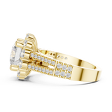 Gold Ring DDLR-344, Yellow Gold, view 3