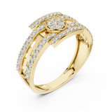 Gold Ring LR-01 (18), Yellow Gold, view 2