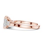 Gold Ring DDLR-1044, Rose Gold, view 3