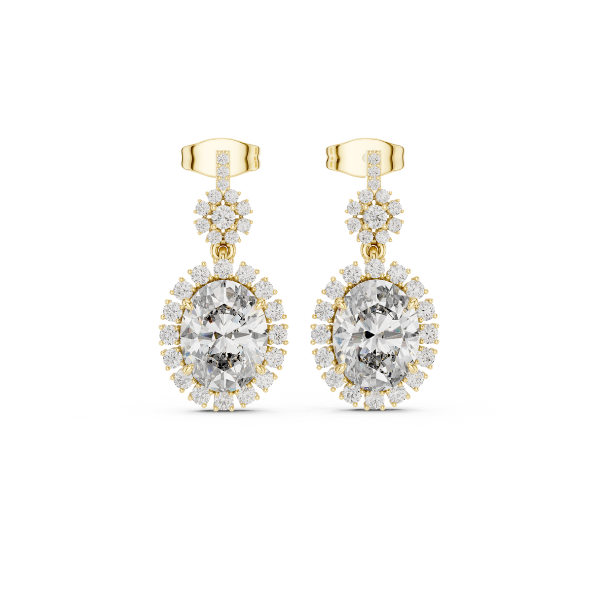 Gold Earrings 3-10016E_136, Yellow Gold