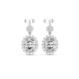 Gold Earrings 3-10016E_136, White Gold