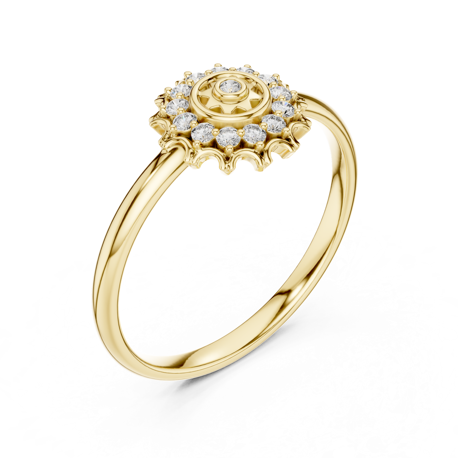 Gold Ring 1 (274), Yellow Gold, view 2