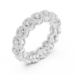 Gold Ring DDLR-307, White Gold, view 2