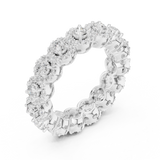 Gold Ring DDLR-307, White Gold, view 2