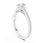 Gold Ring LR-0312, White Gold, view 1