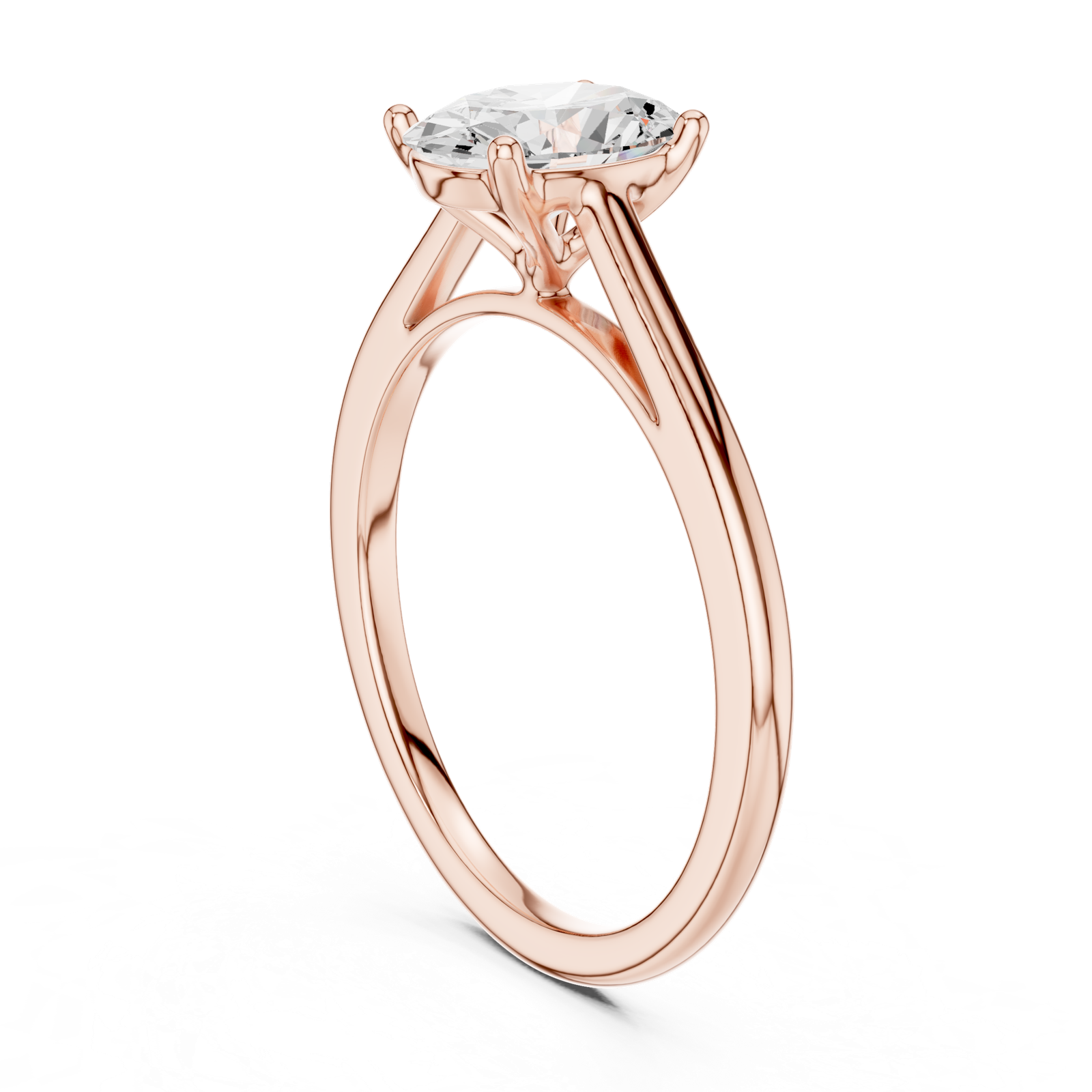 Gold Ring SBWR(19), Rose Gold, view 1