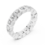 Gold Ring DDLR-219, White Gold, view 2