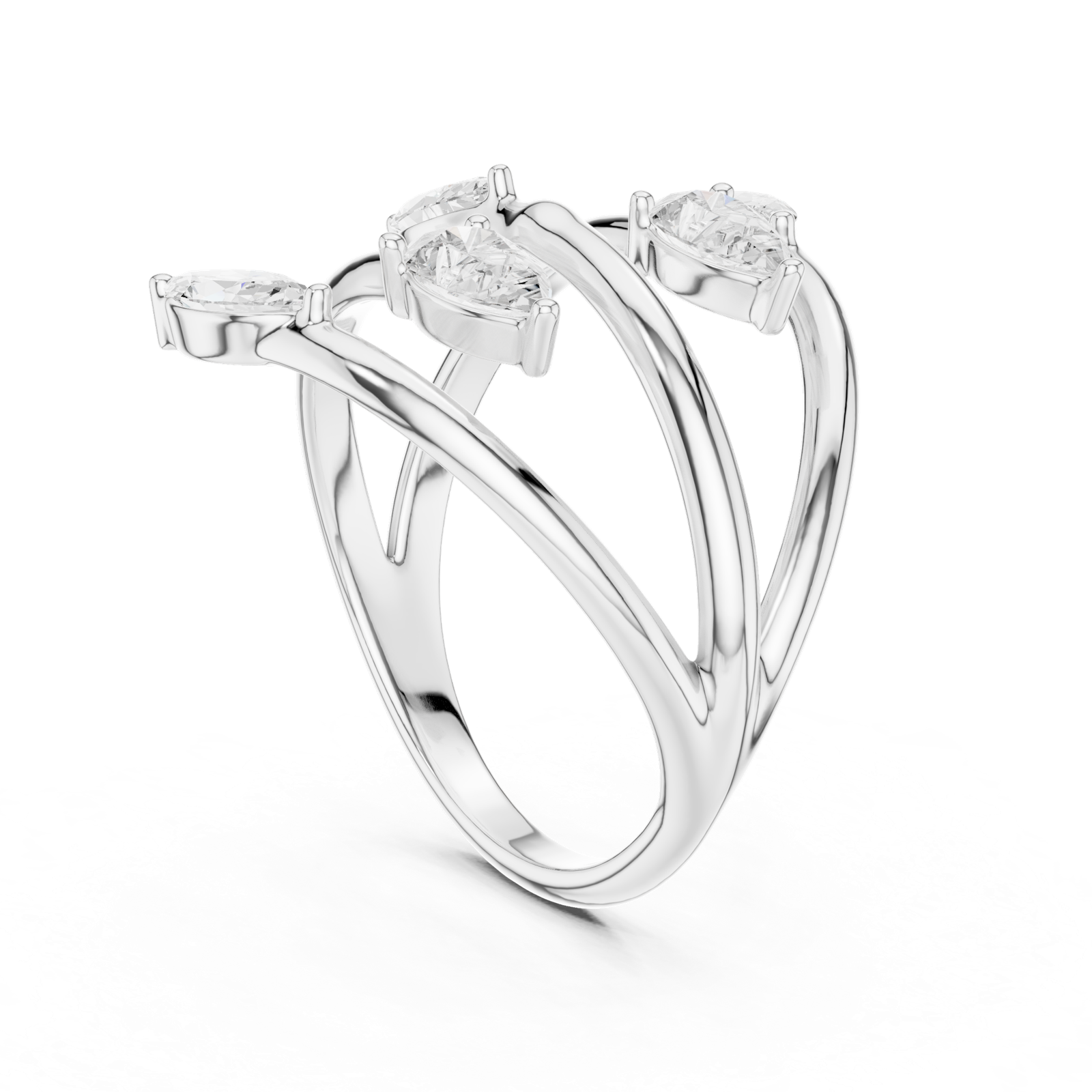 Gold Ring SBWR(28), White Gold