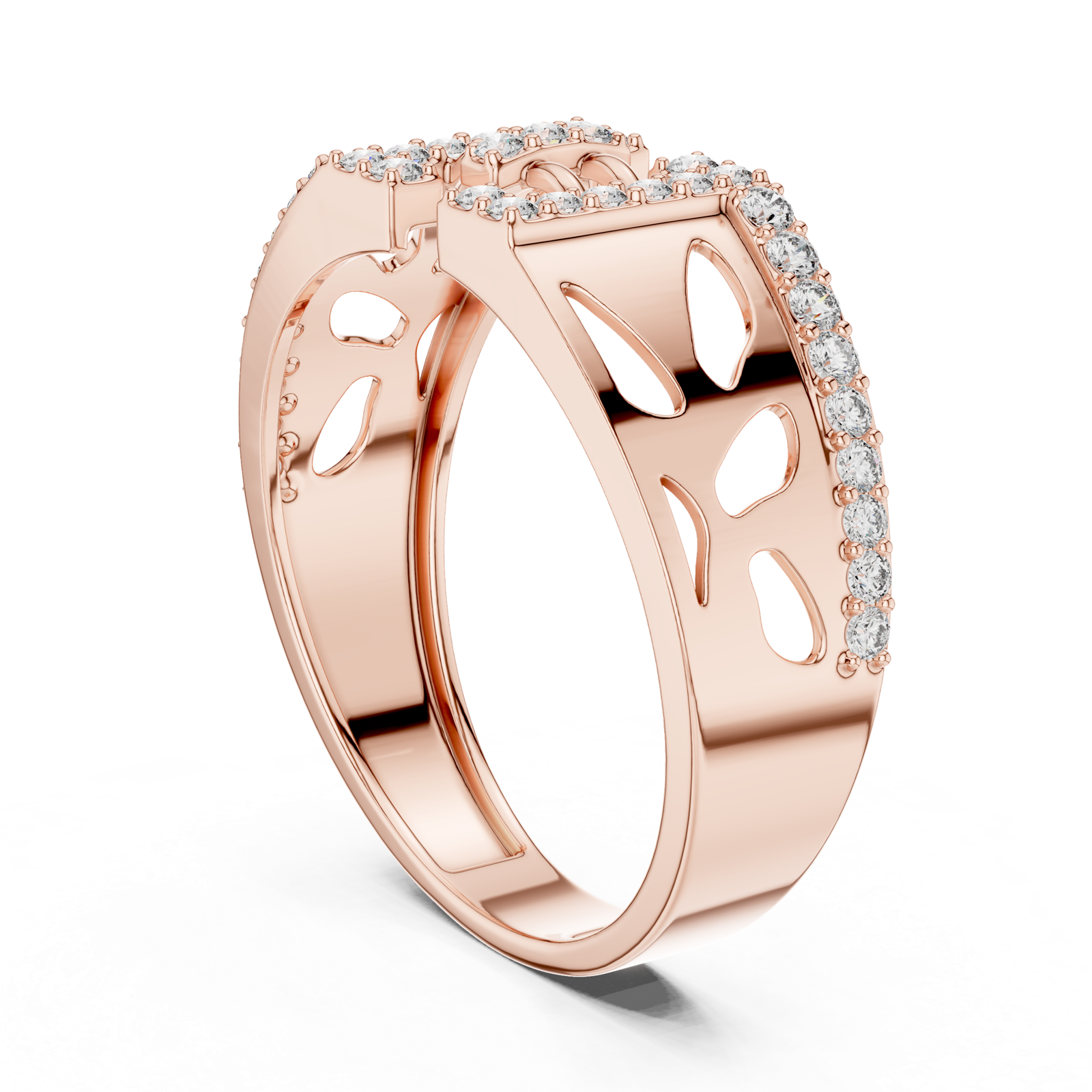 Gold Ring LR-01 (20), Rose Gold