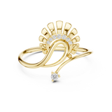 Gold Ring 1 (116), Yellow Gold, view 4