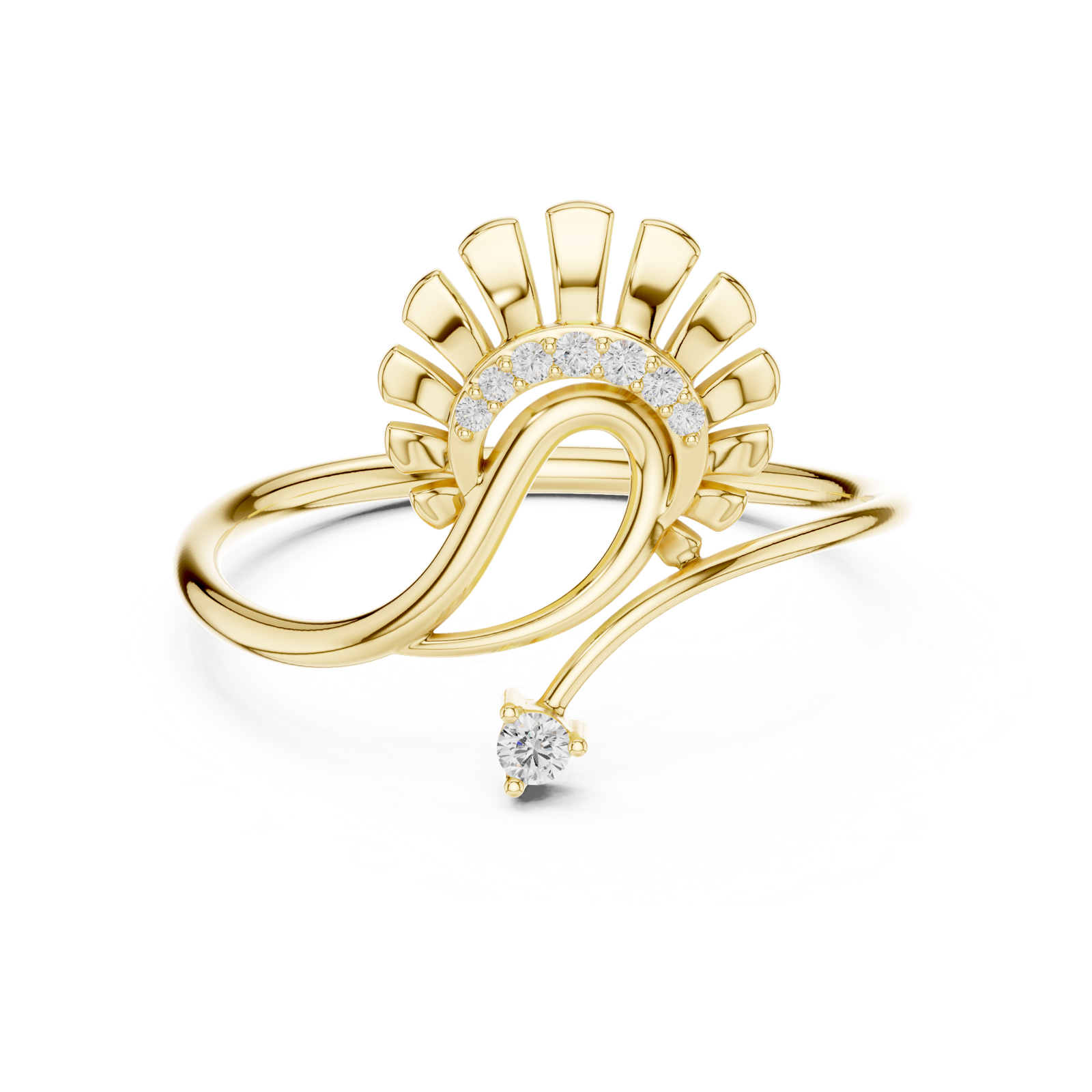 Gold Ring 1 (116), Yellow Gold, view 4