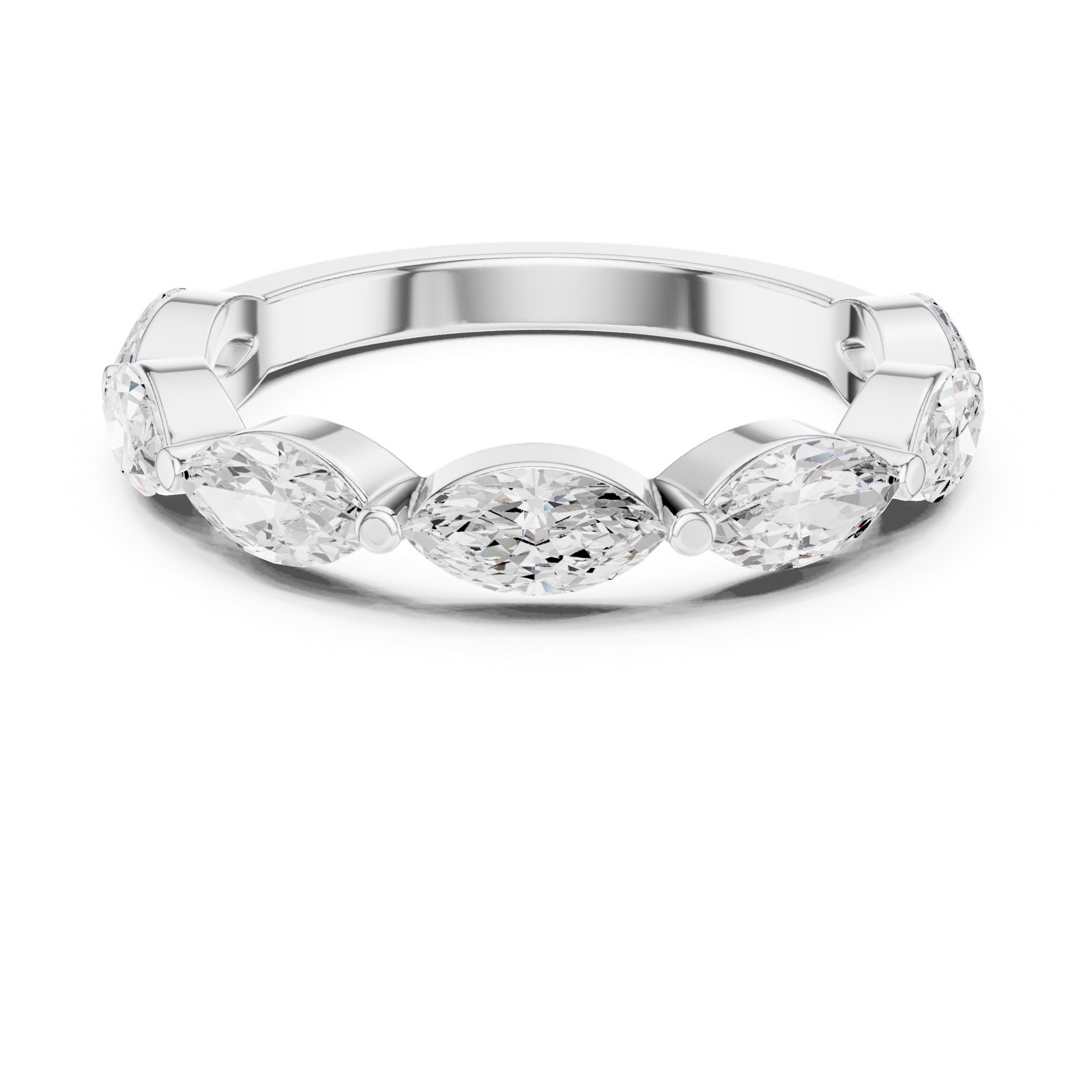 Gold Ring DDLR-379, White Gold, view 4