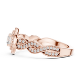 Gold Ring LR-0258, Rose Gold, view 3