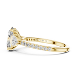 Gold Ring DDLR-184, Yellow Gold, view 3