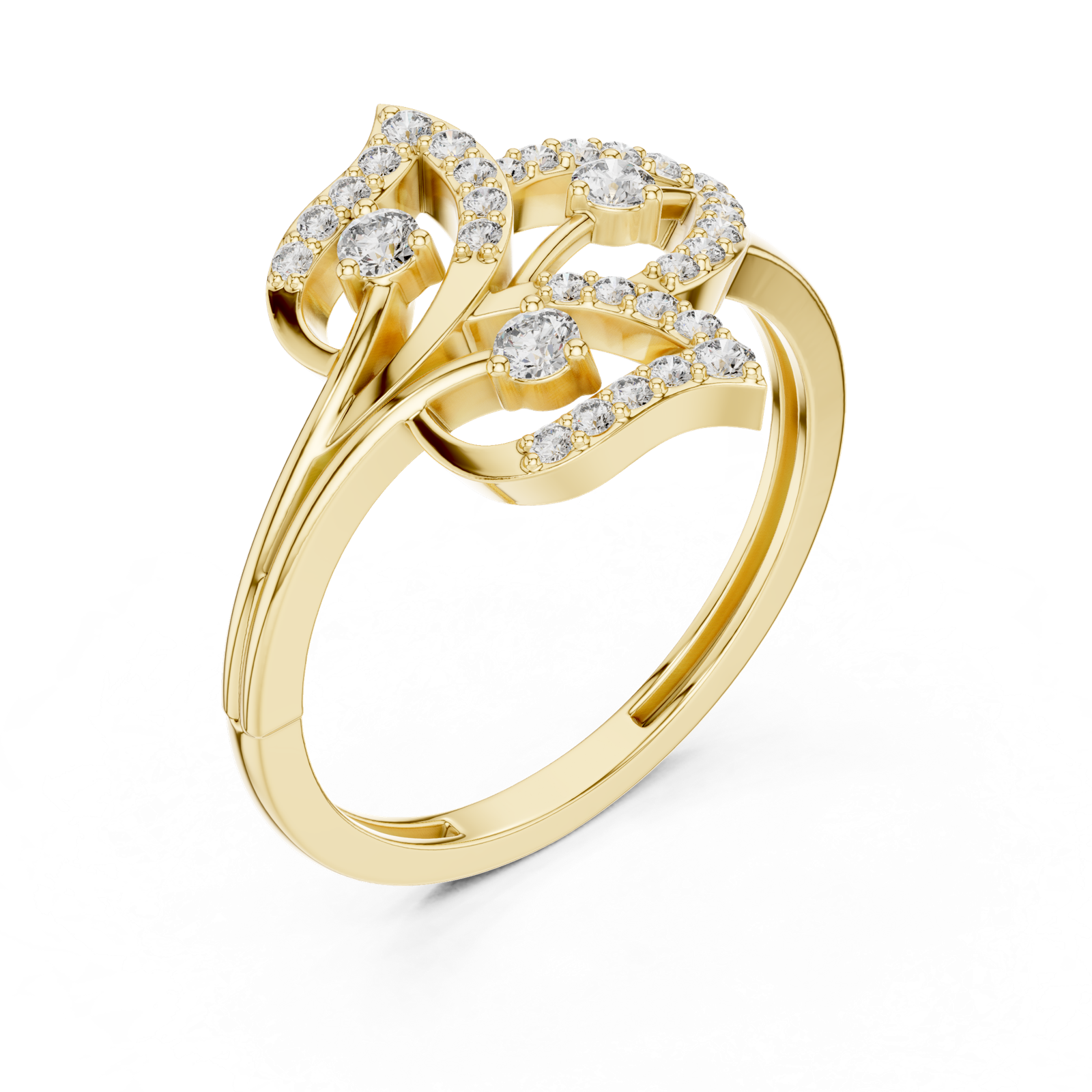 Gold Pendant 9-10070L, Yellow Gold, view 2