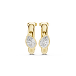 Gold Earrings SBER(34), Yellow Gold