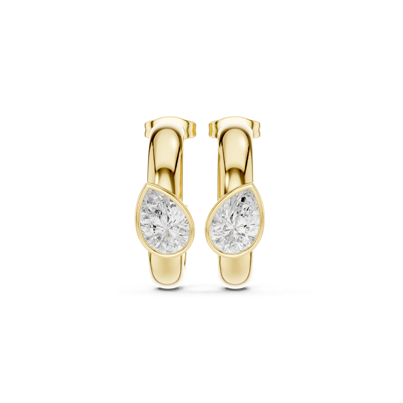 Gold Earrings SBER(34), Yellow Gold