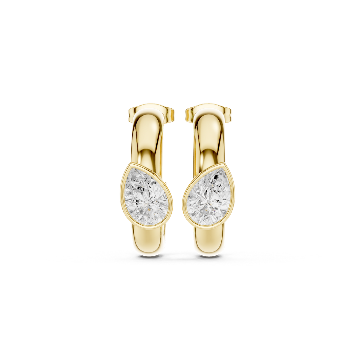 Gold Earrings SBER(34), Yellow Gold