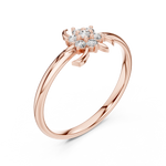 Gold Ring Ledis Ring, Rose Gold, view 2