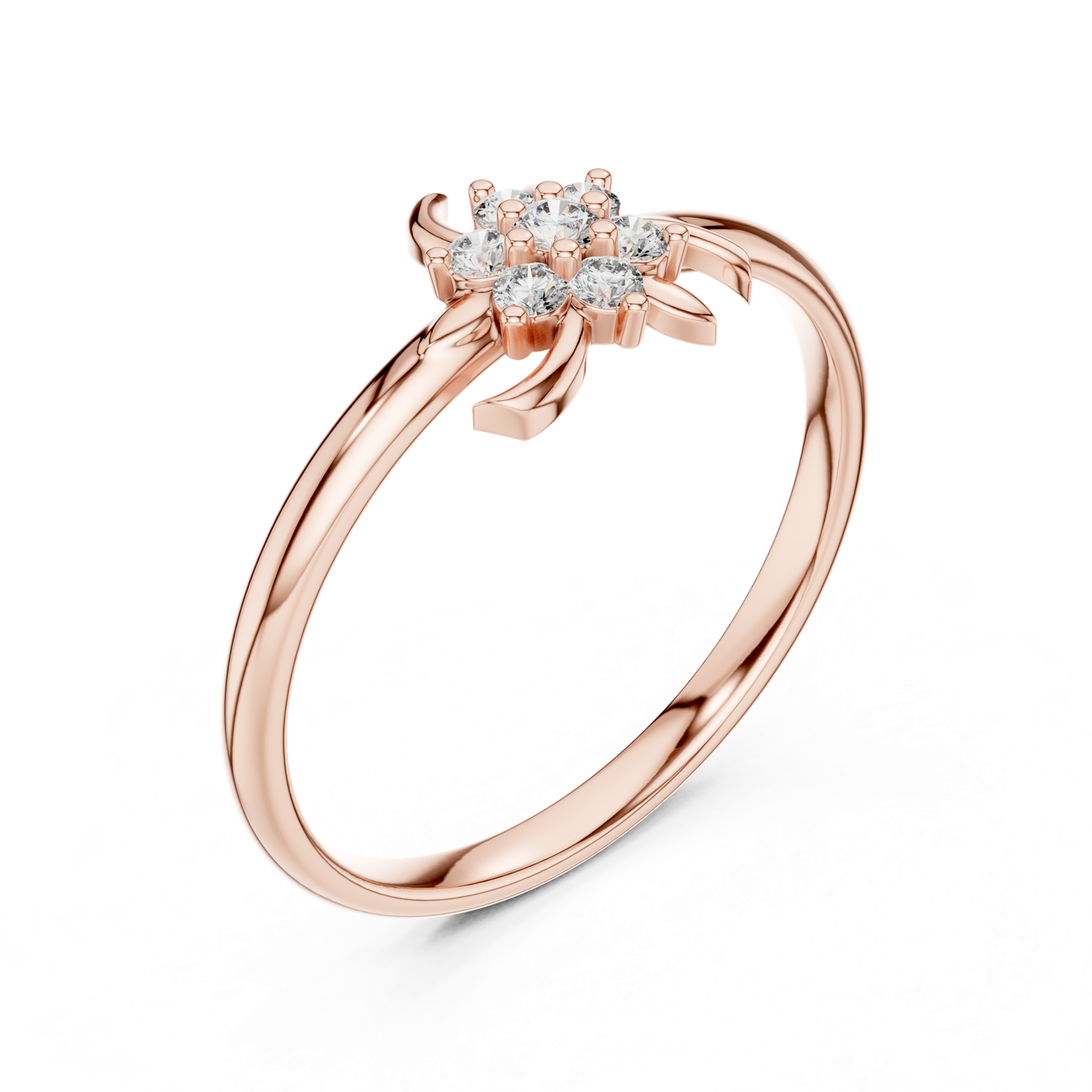 Gold Ring Ledis Ring, Rose Gold, view 2