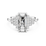 Gold Ring 00001L (40), White Gold
