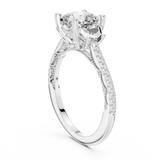 Gold Ring DDLR-283, White Gold, view 1