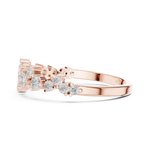 Gold Ring DDLR-380, Rose Gold, view 3