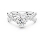 Gold Ring DDLR-666, White Gold, view 4