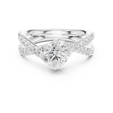 Gold Ring DDLR-666, White Gold, view 4