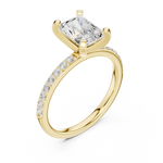 Gold Ring DDLR-891, Yellow Gold, view 2