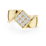 Gold Ring SBMR(17), Yellow Gold, view 4