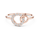 Gold Ring Ledis Ring, Rose Gold, view 4