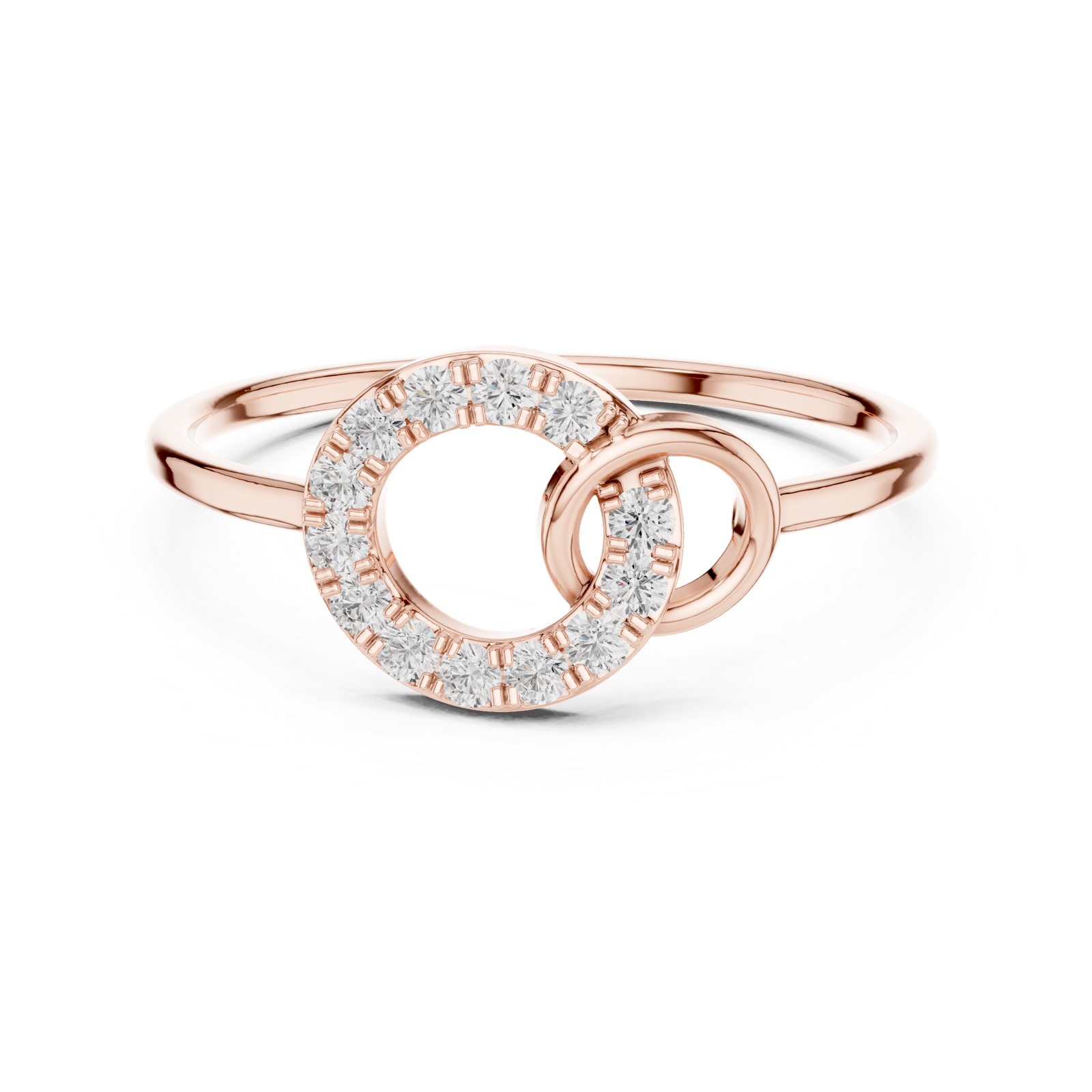 Gold Ring Ledis Ring, Rose Gold, view 4