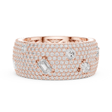 Gold Ring DDLR-304, Rose Gold, view 3