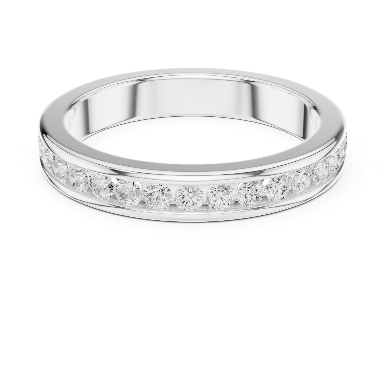 Gold Ring DDLR-437, White Gold, view 4