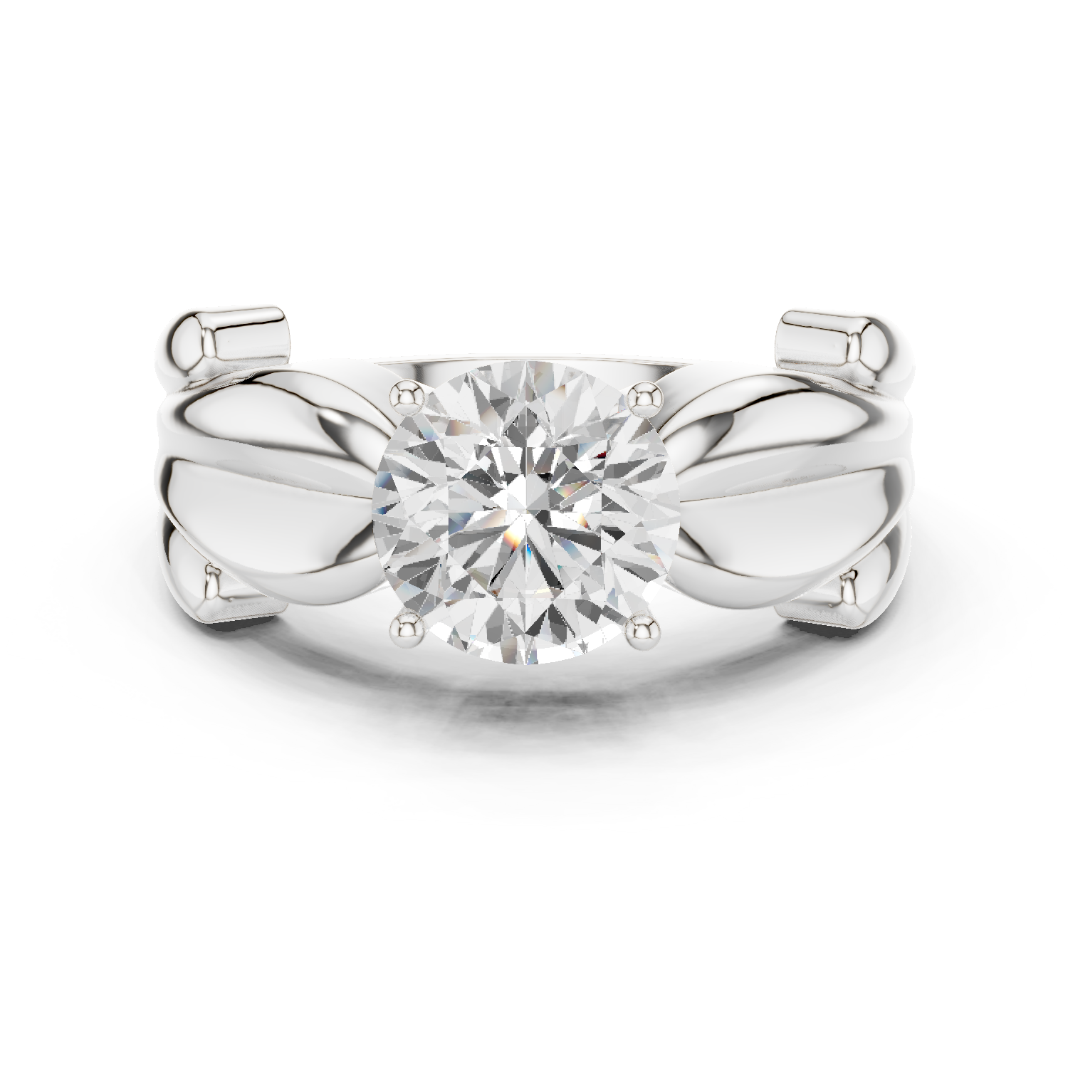 Gold Ring DDLR-828, White Gold